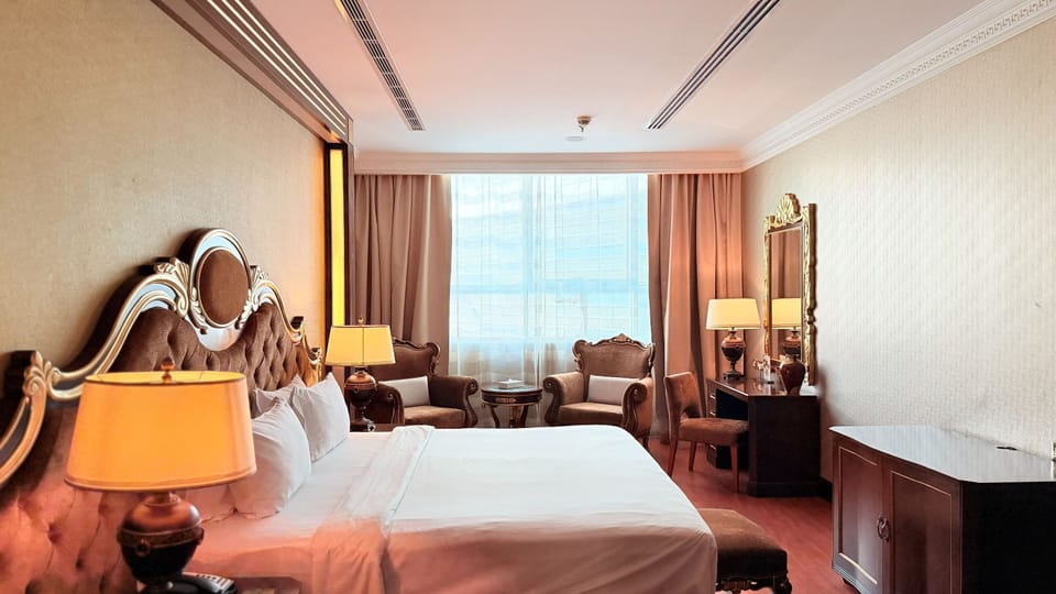 Grand Suite | Memory foam beds, in-room safe, desk, soundproofing