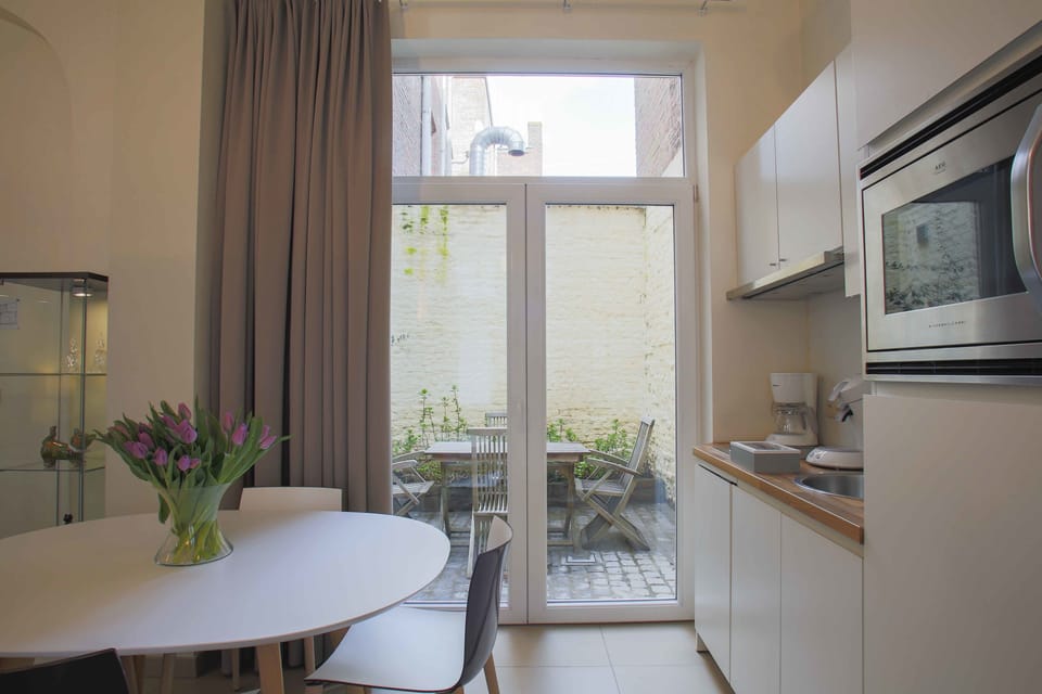 Apartment | Private kitchen | Full-size fridge, microwave, stovetop, dishwasher