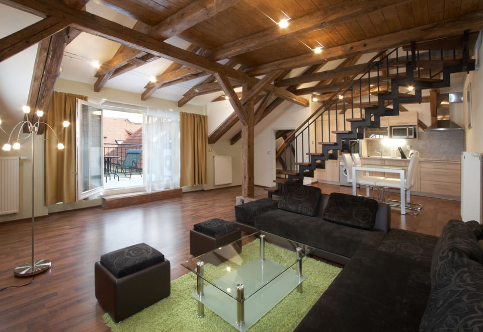 Family Apartment, 2 Bedrooms | Living area | LED TV