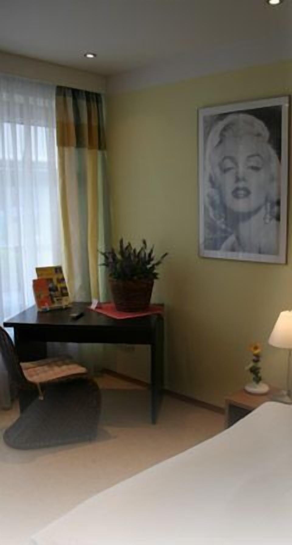 Desk, iron/ironing board (on request), cribs (free)