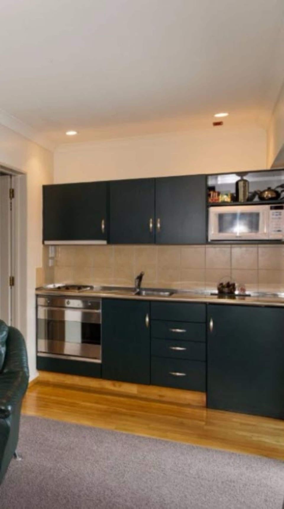Two Bedroom Apartment | Private kitchen | Coffee/tea maker, fridge, microwave, electric kettle