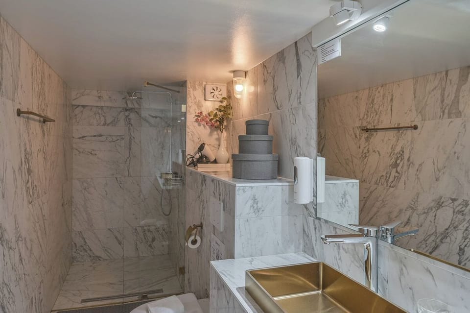 Suite  | Bathroom | Hair dryer, towels