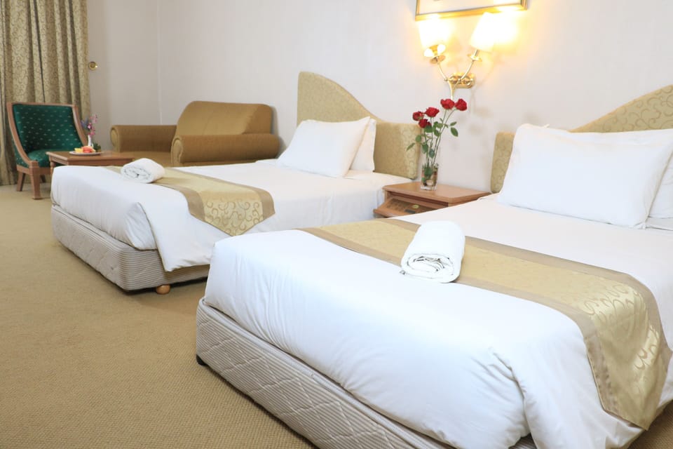 Deluxe Twin Room | In-room safe, desk, soundproofing, iron/ironing board