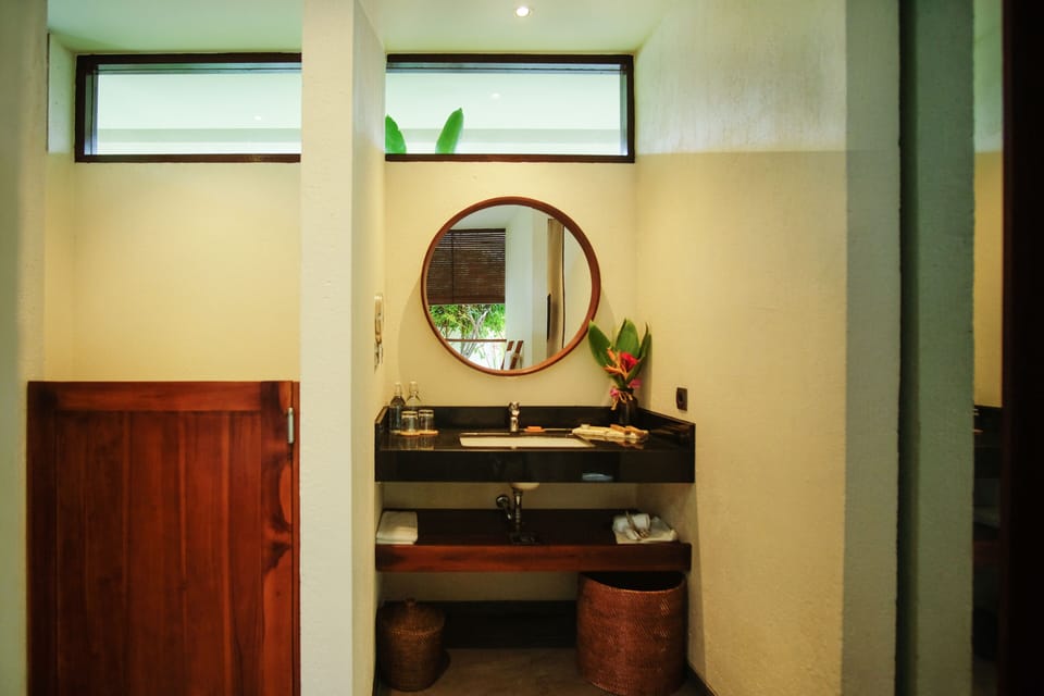 Villa, Private Pool | Bathroom | Shower, hair dryer, towels, soap