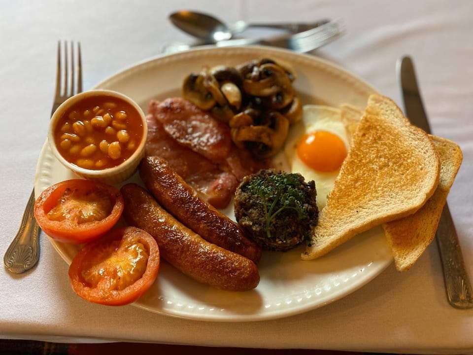 Free daily full breakfast