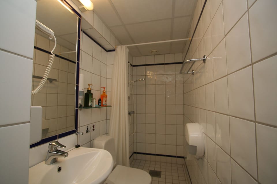 Free toiletries, hair dryer, towels, soap