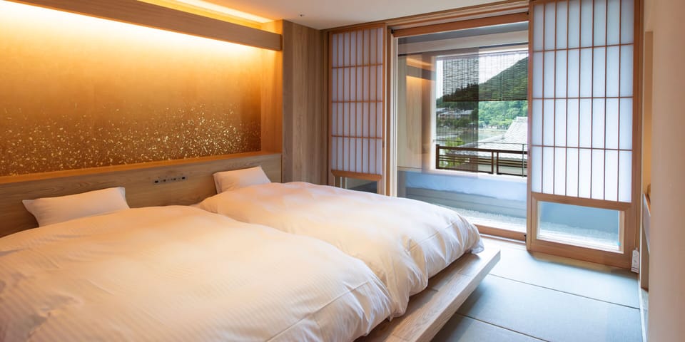 Suite Room with "Semi Open-Air Bath" Non Smoking | Down comforters, in-room safe, free WiFi, bed sheets