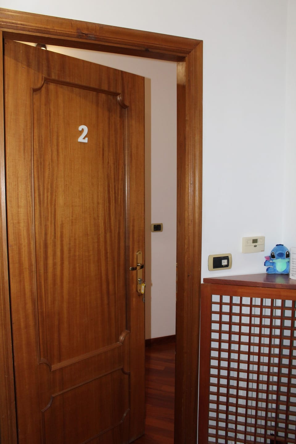 Interior entrance