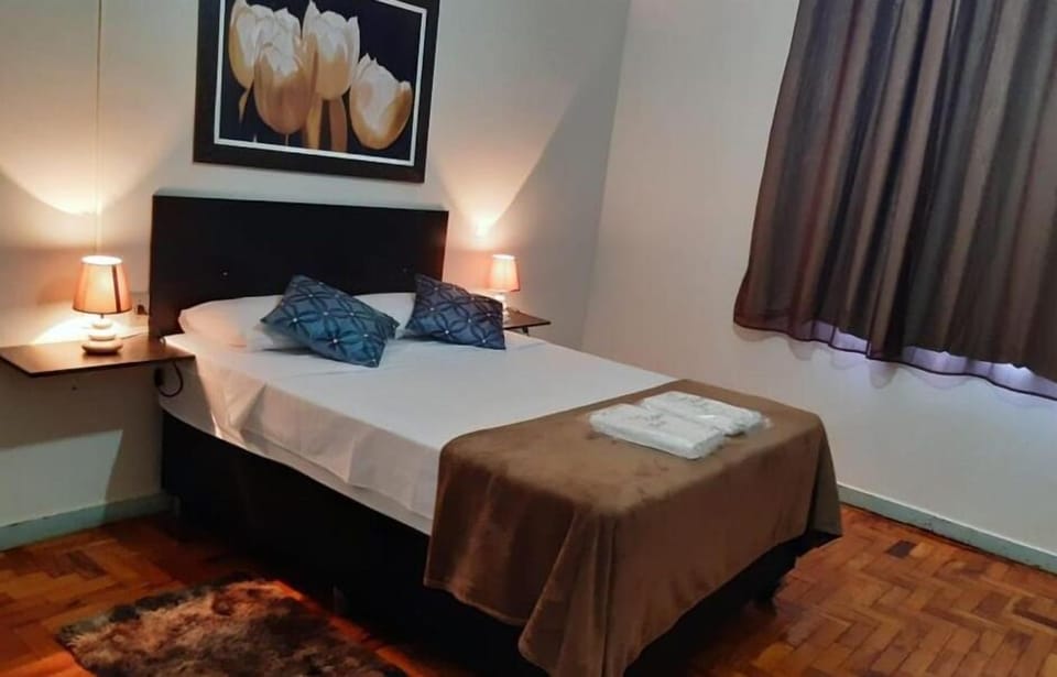 Hypo-allergenic bedding, desk, laptop workspace, free WiFi