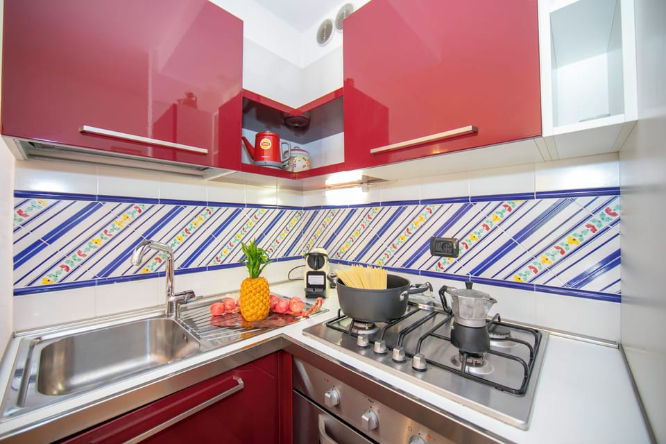 Family Apartment, Multiple Bedrooms (Casa Emma with Pool) | Private kitchen | Full-size fridge, oven, stovetop, dishwasher