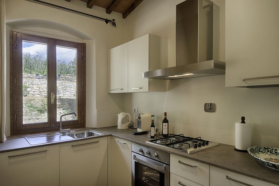 Apartment, 1 Bedroom, Accessible, Pool Access | Private kitchen | Full-size fridge, microwave, oven, stovetop