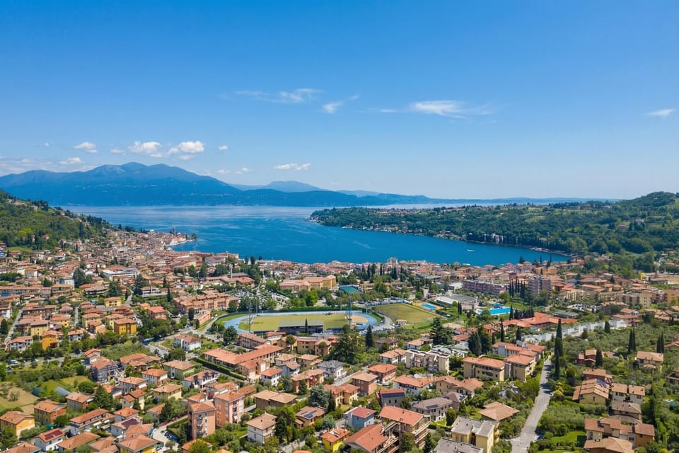 Family Villa, Multiple Bedrooms (Villa Alberti 900m from Garda lake) | Aerial view