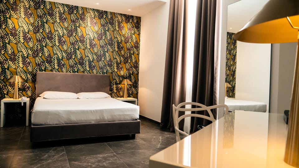 Premium bedding, down comforters, memory foam beds, minibar