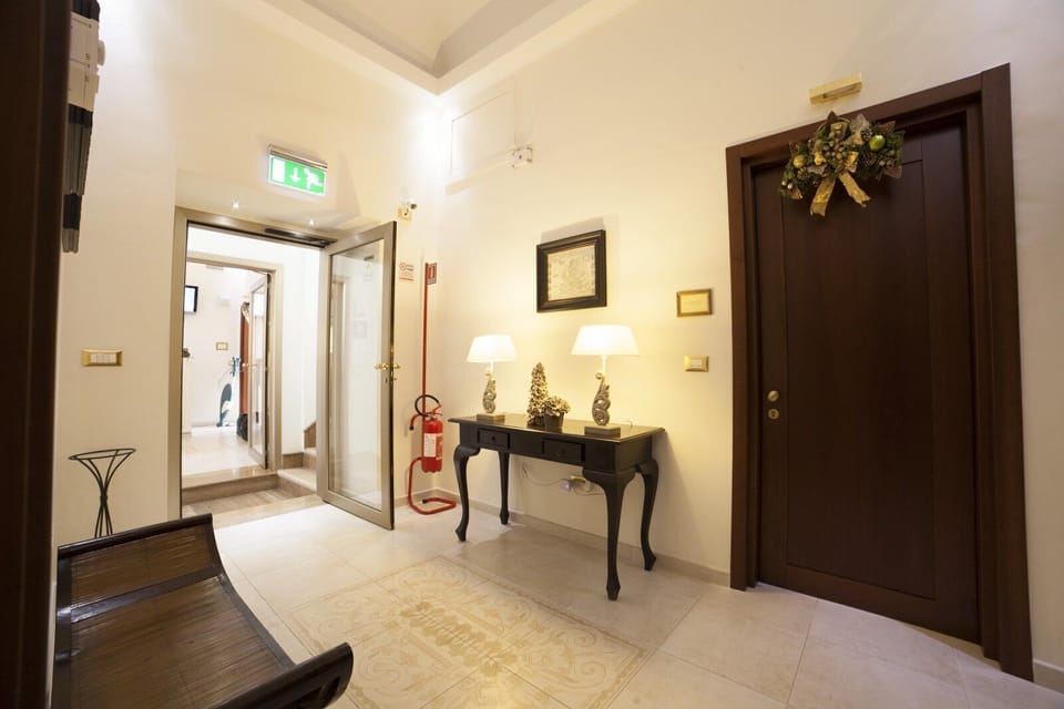 Interior entrance