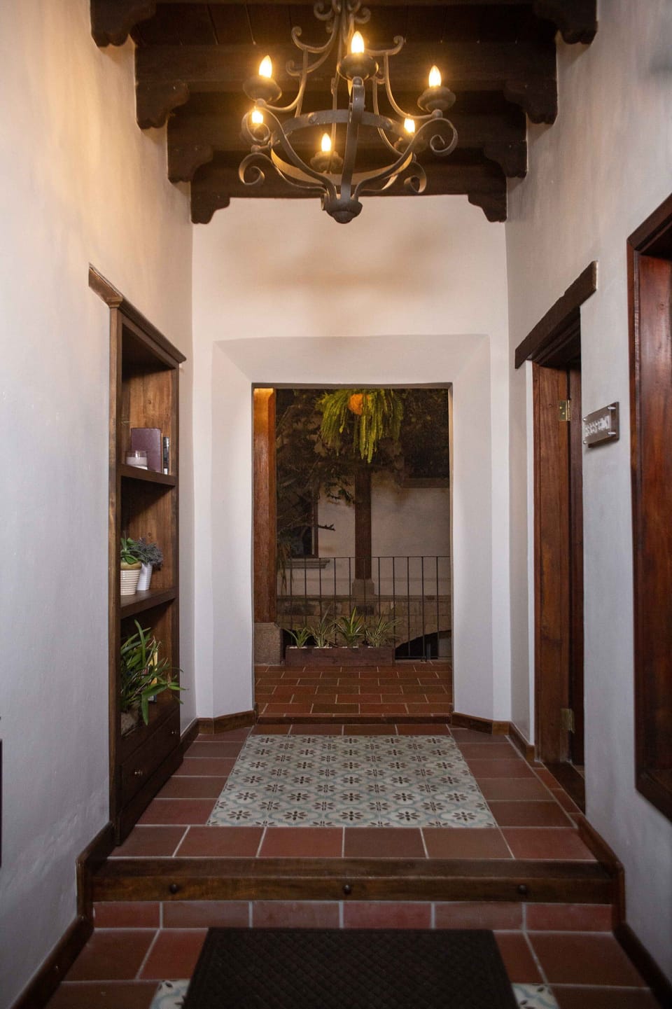 Interior entrance