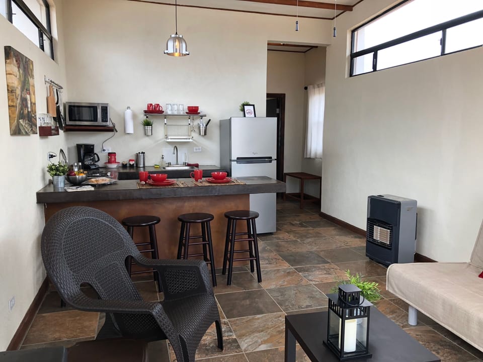 Exclusive Villa, 1 Bedroom, Non Smoking, Mountain View | Private kitchen | Full-size fridge, microwave, stovetop, coffee/tea maker