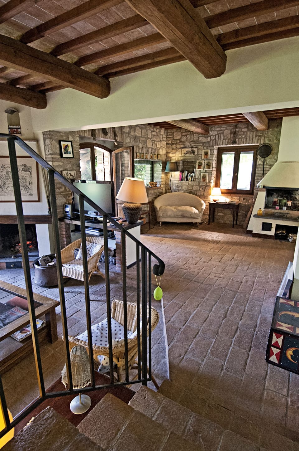 Villa, 6 Bedrooms, Smoking, Private Pool | Living room | Fireplace