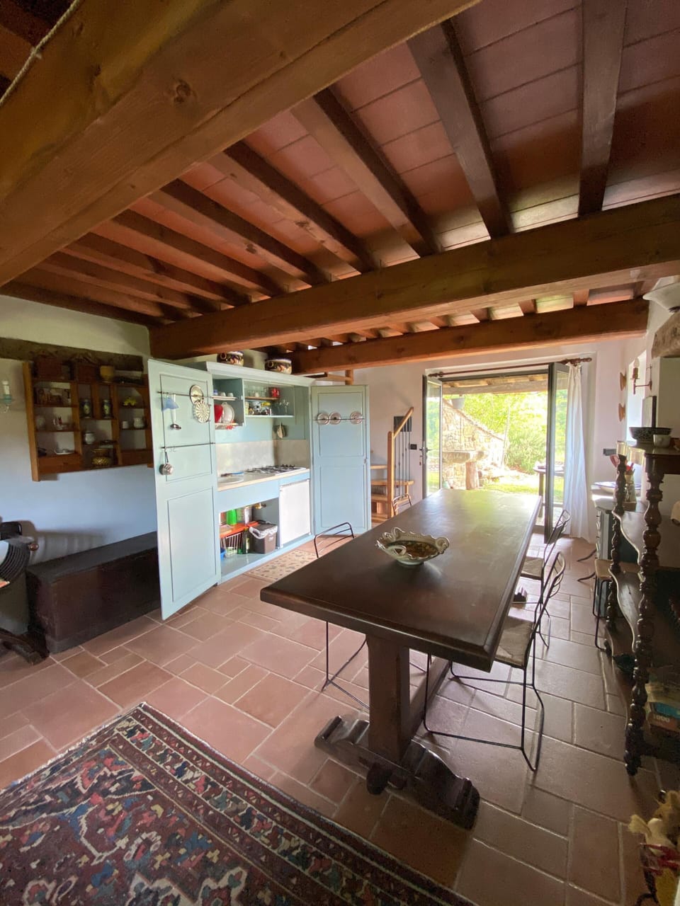 Chalet, 1 Bedroom, Smoking, Patio | Living area