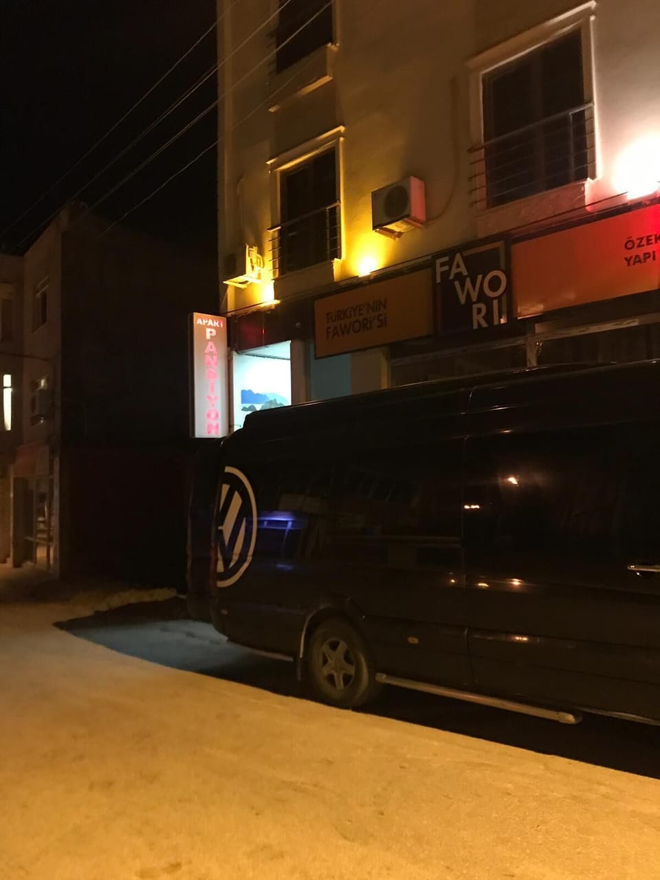 Front of property - evening/night