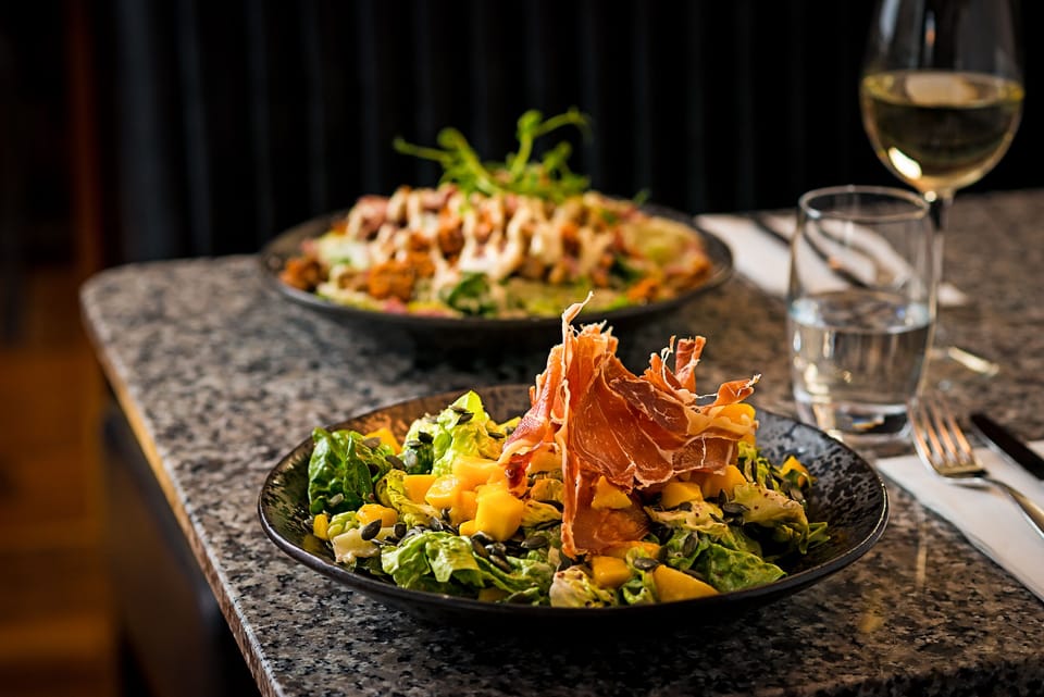 Breakfast, lunch and dinner served