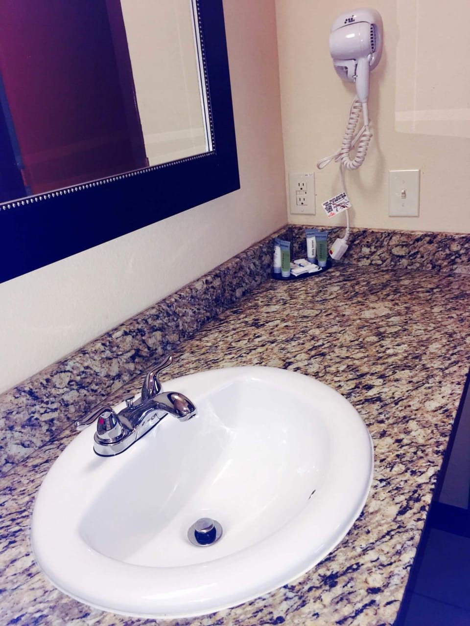 Hair dryer, towels