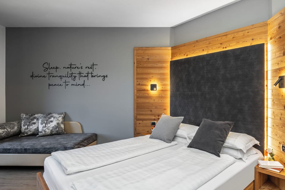 Superior Quadruple Room, 2 Bedrooms, Mountainside | Down comforters, minibar, in-room safe, desk