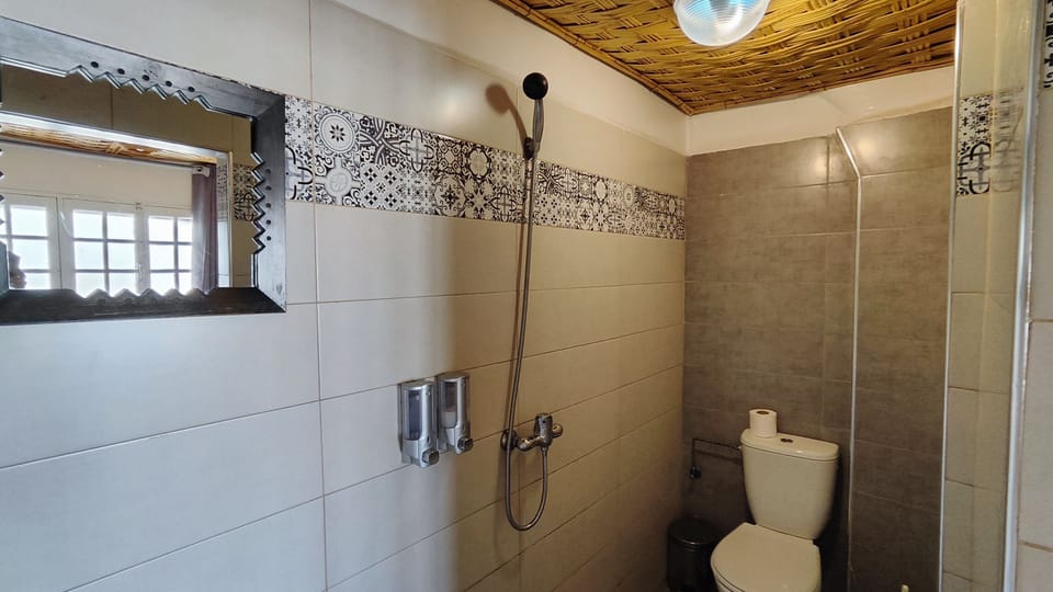 Standard Double or Twin Room, Private Bathroom | Bathroom | Shower, rainfall showerhead, hair dryer, towels