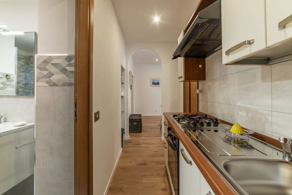 Apartment, 1 Bedroom | Private kitchen | Full-size fridge, stovetop, coffee/tea maker, cookware/dishes/utensils