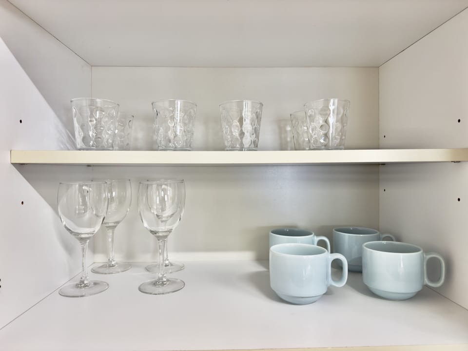 Apartment | Private kitchen | Fridge, microwave, stovetop, electric kettle