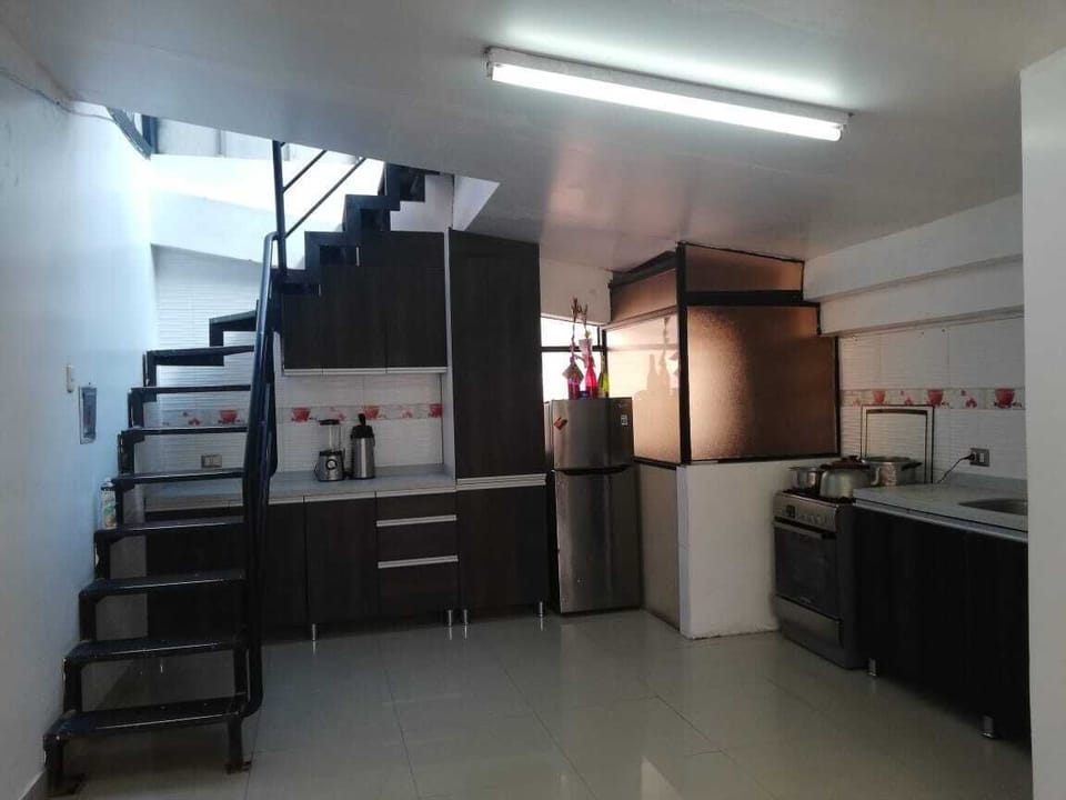 Shared fridge, microwave