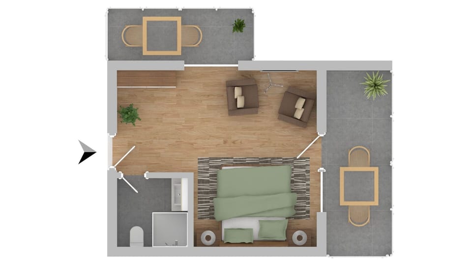 Comfort Room, Balcony | Floor plan