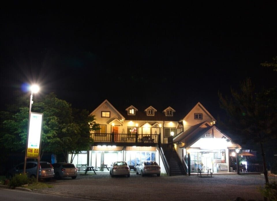 Front of property - evening/night