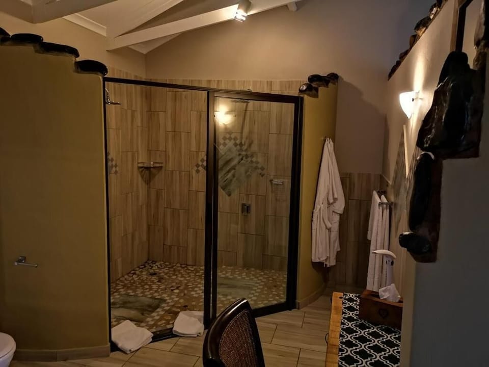 Free toiletries, hair dryer, bathrobes, towels