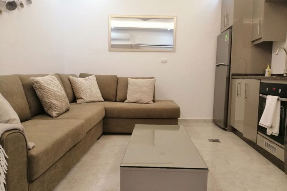 Apartment | Living room | 30-inch TV with digital channels