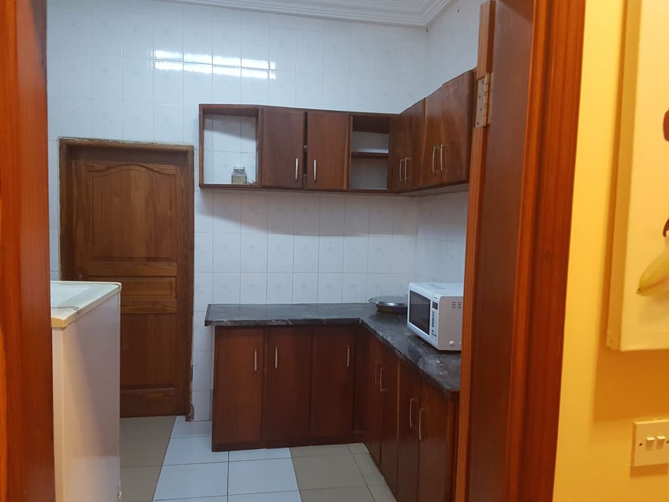 Apartment | Private kitchen | Fridge, microwave, oven, stovetop