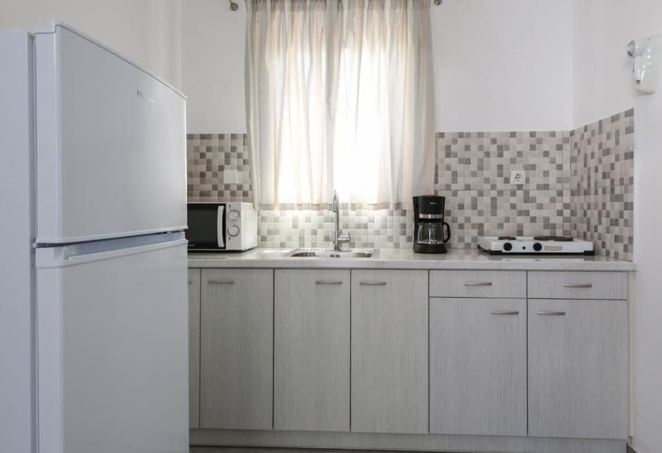Deluxe Apartment | Private kitchen | Fridge, stovetop, espresso maker, coffee/tea maker