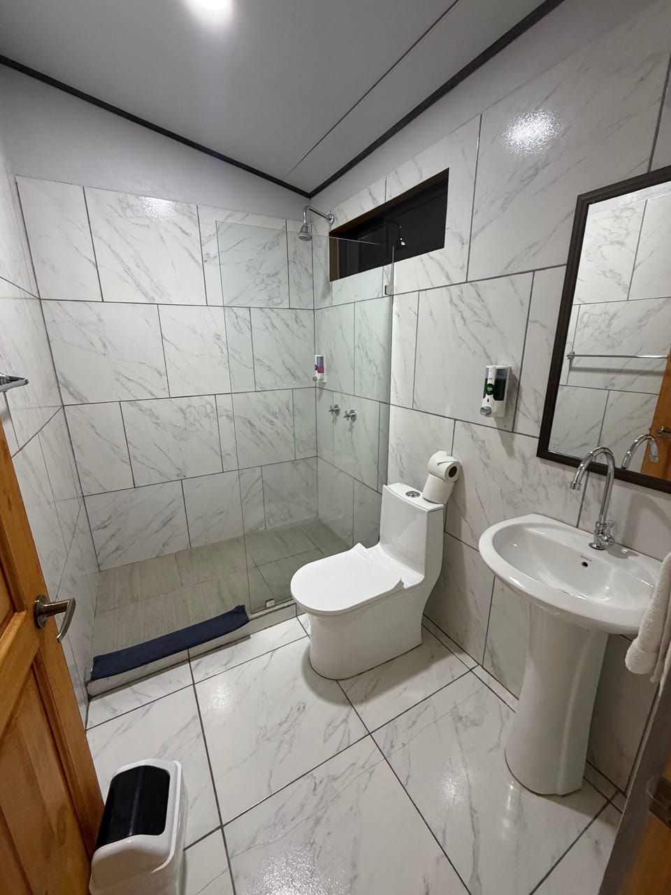 Comfort Double Room | Bathroom | Shower, free toiletries, towels