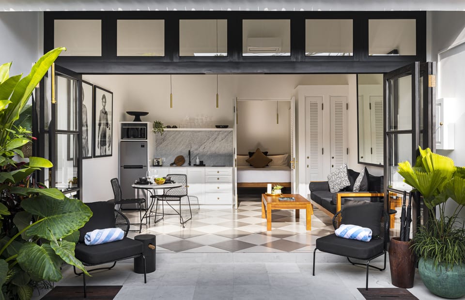 Honeymoon Villa, 1 Bedroom | Living area | 40-inch flat-screen TV with cable channels, Smart TV