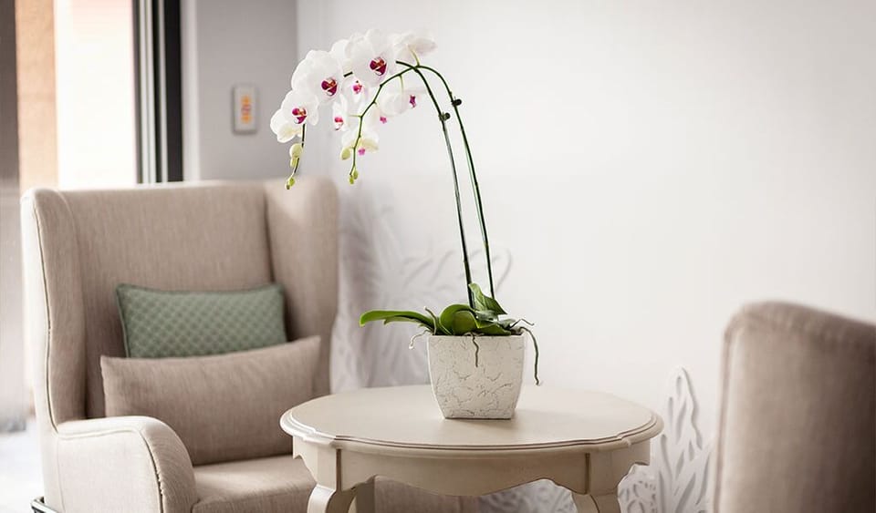 Lobby sitting area