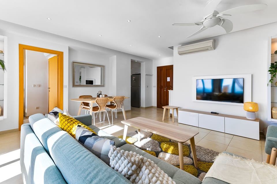 Apartment, 2 Bedrooms | Living area | Flat-screen TV