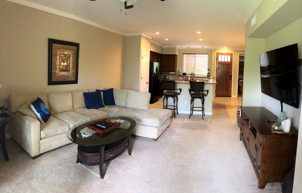 Villa, Multiple Beds, Pool View (Waikoloa Beach Villas C3) | Living area | TV