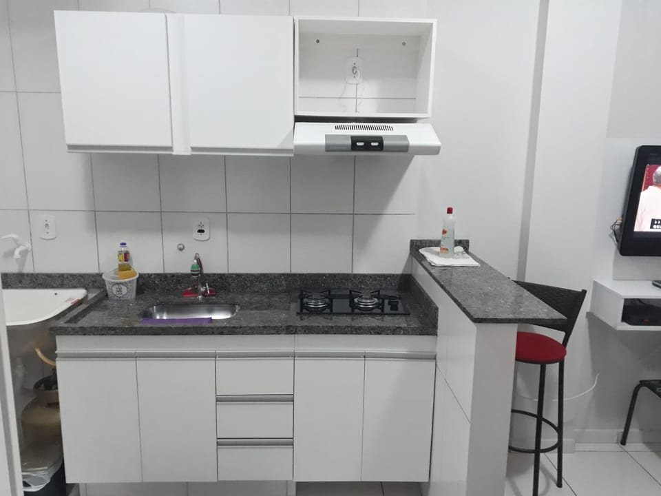 Comfort Studio, 1 Bedroom, Balcony | Private kitchen | Fridge, cookware/dishes/utensils, spices, cleaning supplies