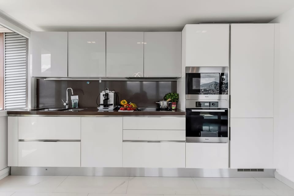 Family Apartment, 2 Bedrooms, 2 Bathrooms (Paradiso Incanto) | Private kitchen | Full-size fridge, microwave, oven, stovetop