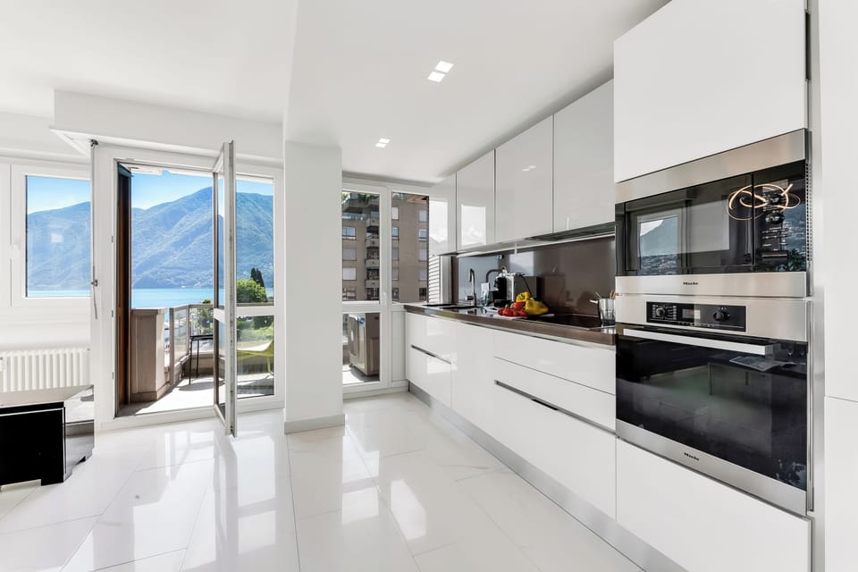Family Apartment, 2 Bedrooms, 2 Bathrooms (Paradiso Incanto) | Private kitchen | Full-size fridge, microwave, oven, stovetop