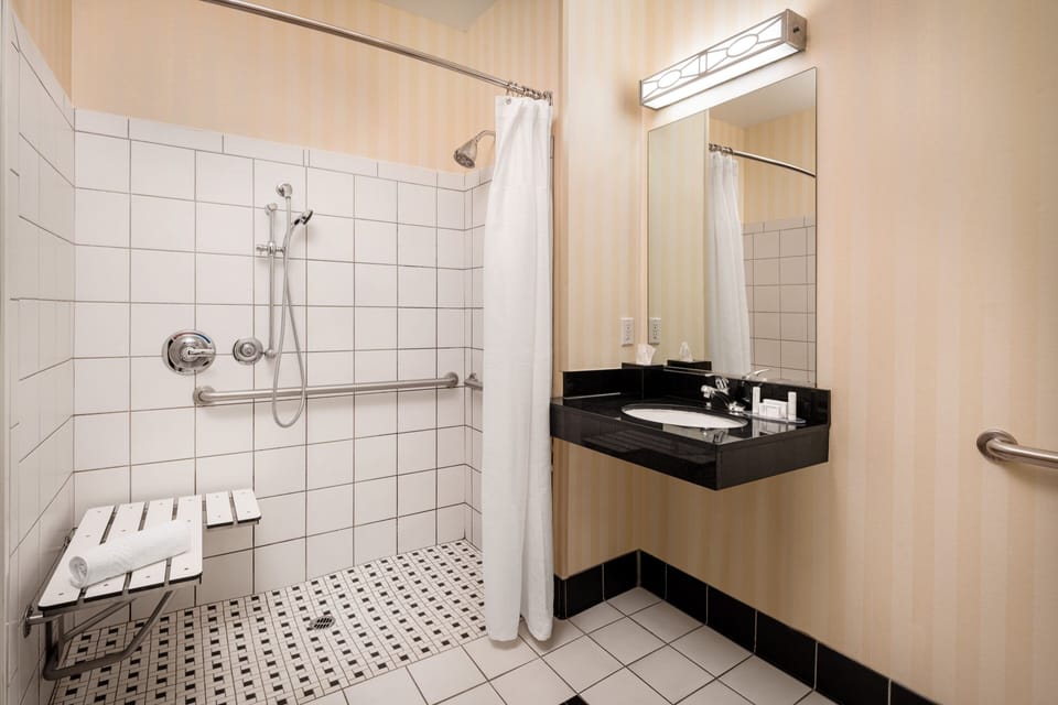 Free toiletries, hair dryer, towels, soap