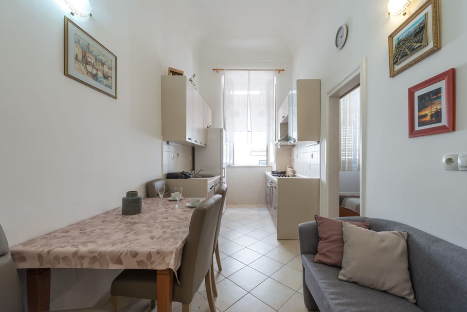 Apartment (Two Bedroom Apartment with City View) | Private kitchen | Fridge, oven, electric kettle