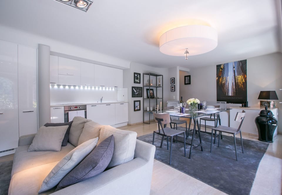 Family Apartment, 2 Bedrooms, 2 Bathrooms (Magic Gandria) | Private kitchen | Full-size fridge, stovetop, espresso maker, electric kettle