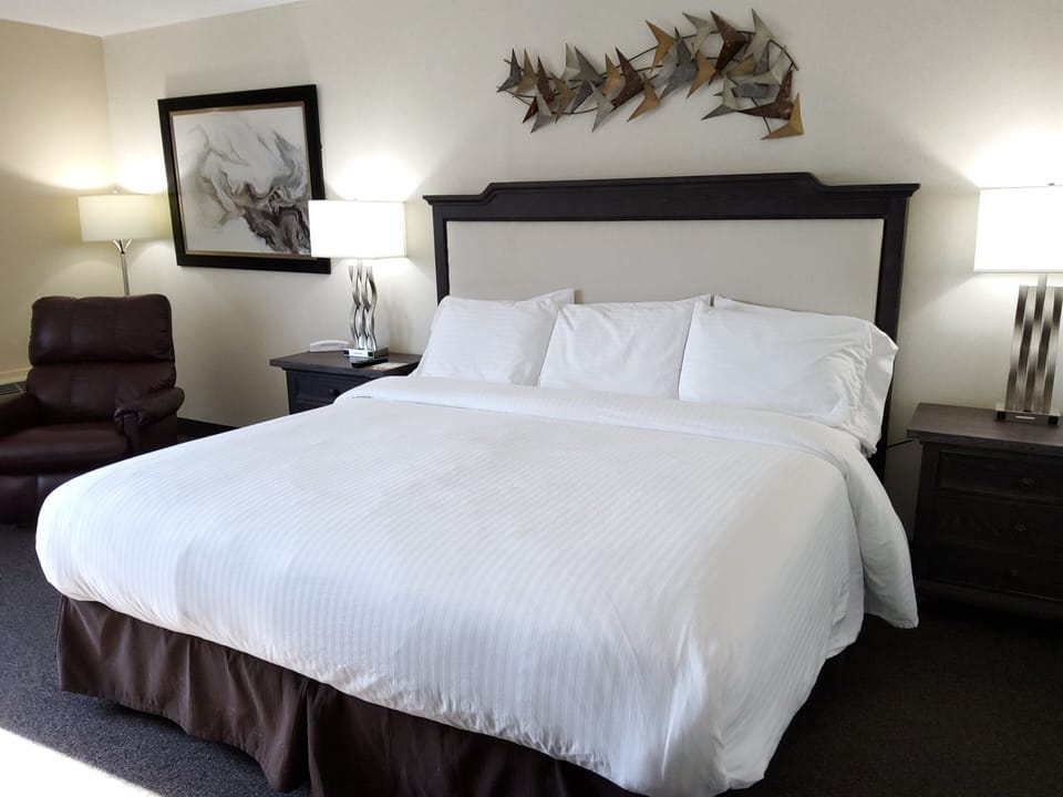 Standard Room, 1 King Bed | Blackout drapes, iron/ironing board, free WiFi, bed sheets