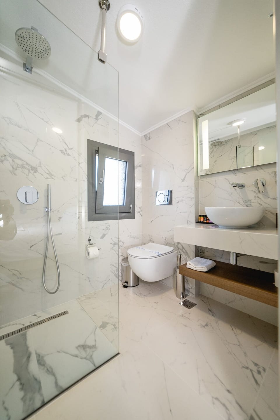 Villa, 2 Bedrooms, Private Pool, Sea View | Bathroom | Shower, rainfall showerhead, designer toiletries, hair dryer