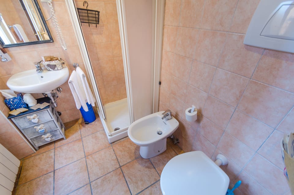 Triple Room | Bathroom | Shower, free toiletries, hair dryer, bidet
